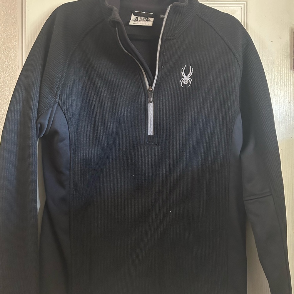 Spyder Black Quarter-Zip Pullover